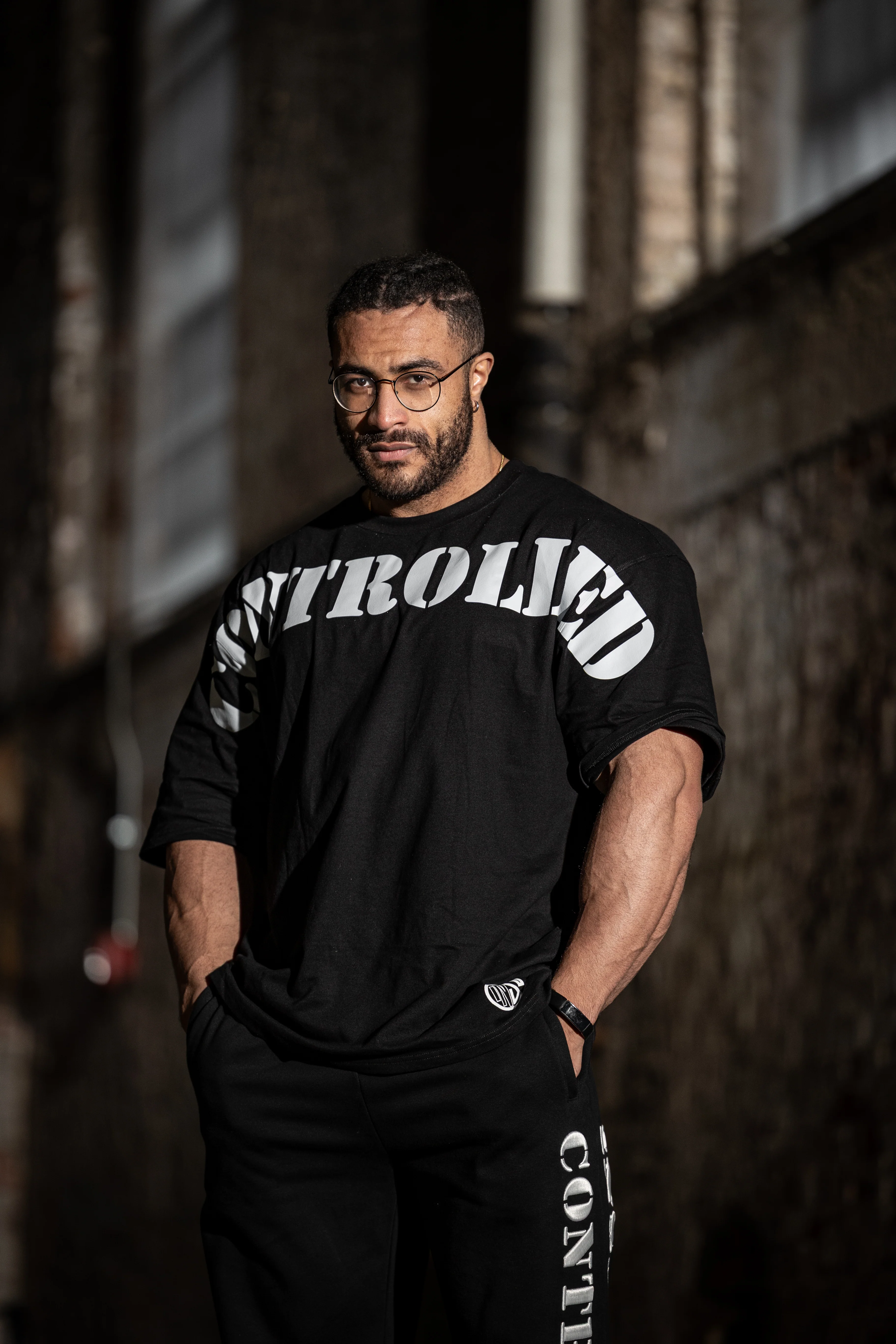 White on Black Lightweight Tee - Image 4